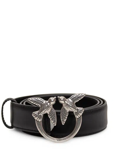 Pinko Love Berry H3 Belt In Black