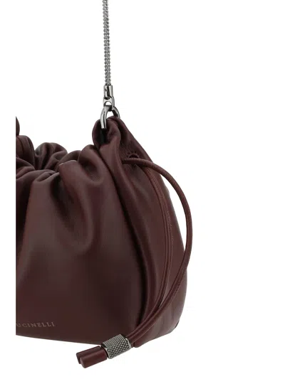 Brunello Cucinelli Bucket Mellow Mini Shoulder Bag