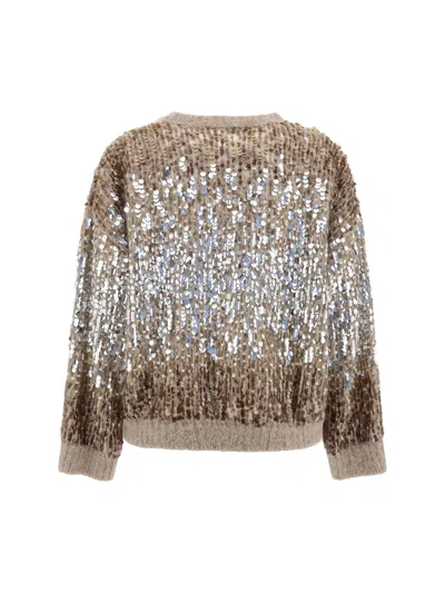 Brunello Cucinelli Women Mohair Sweater In Multi
