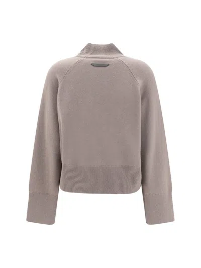 Brunello Cucinelli Women Cashmere Turtleneck Sweater In Gray