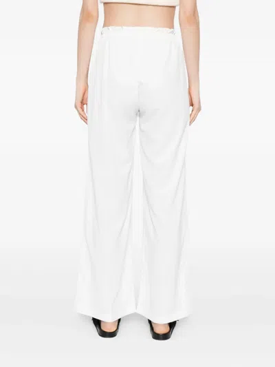 James Perse Wide-leg Trousers In White