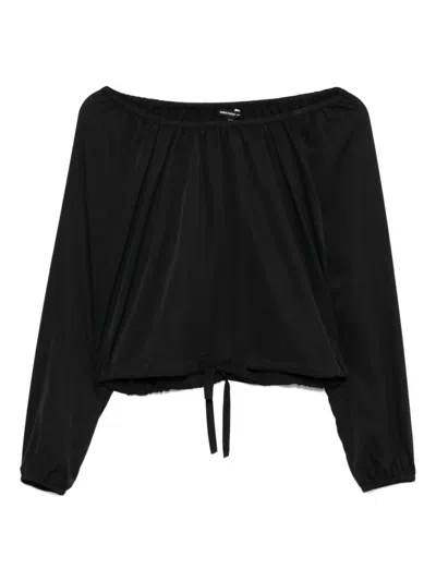 James Perse Long-sleeved Top In Black