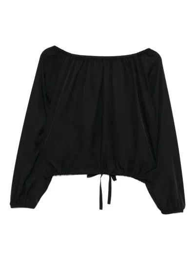 James Perse Long-sleeved Top In Black