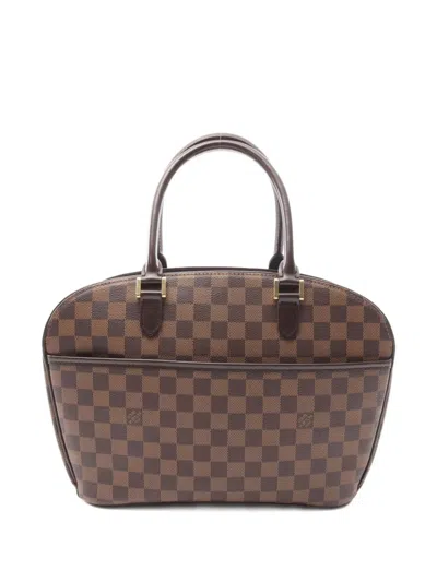 Pre-owned Louis Vuitton 2004 Sarria Horizontal Handbag In Brown