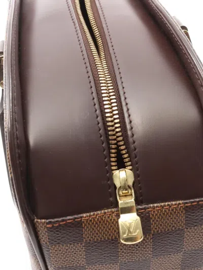 Pre-owned Louis Vuitton 2004 Sarria Horizontal Handbag In Brown