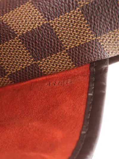 Pre-owned Louis Vuitton 2004 Sarria Horizontal Handbag In Brown