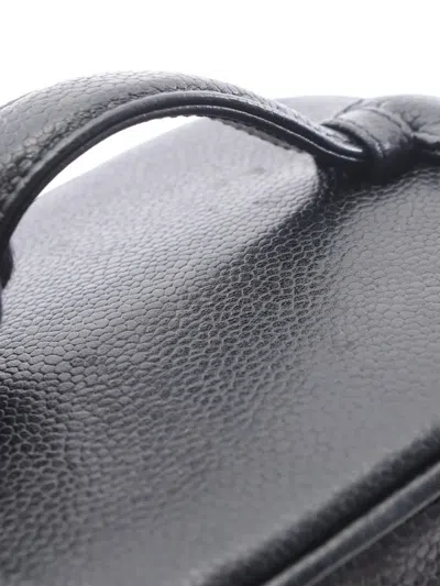 Pre-owned Chanel 1994-1996 Coco Mark Handbag In Black