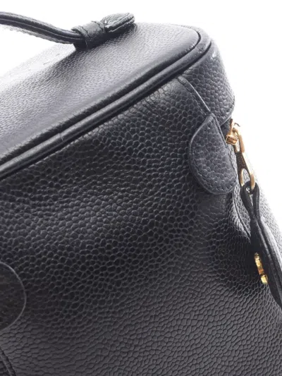 Pre-owned Chanel 1994-1996 Coco Mark Handbag In Black