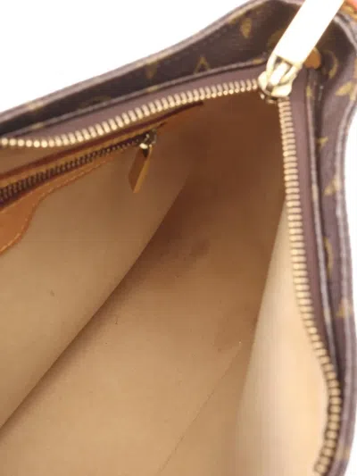 Pre-owned Louis Vuitton 2001 Looping Mm Shoulder Bag In Brown