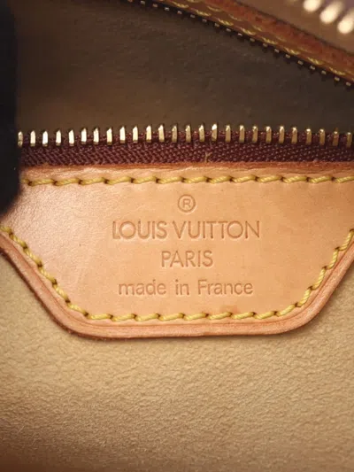 Pre-owned Louis Vuitton 2001 Looping Mm Shoulder Bag In Brown