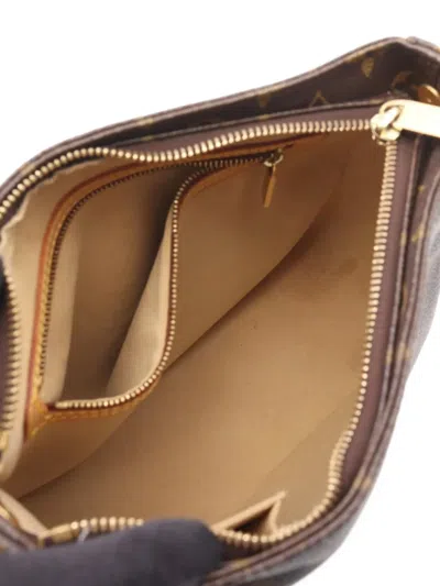 Pre-owned Louis Vuitton 2001 Looping Mm Shoulder Bag In Brown