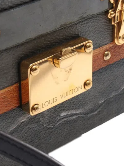 Pre-owned Louis Vuitton 2018 Petit Malle Clutch Bag In Gray
