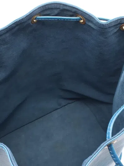Pre-owned Louis Vuitton 1995 Noe Bucket Bag In Blue