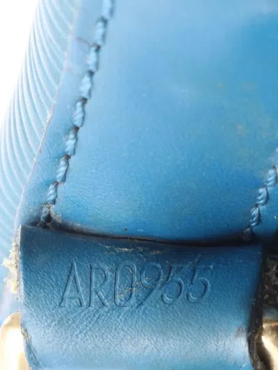 Pre-owned Louis Vuitton 1995 Noe Bucket Bag In Blue