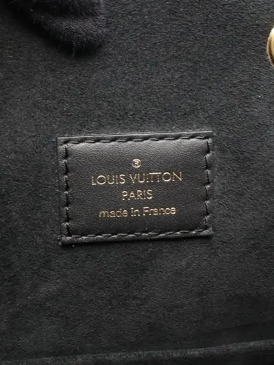Pre-owned Louis Vuitton 2021 Montsouris Pm Backpack In Black