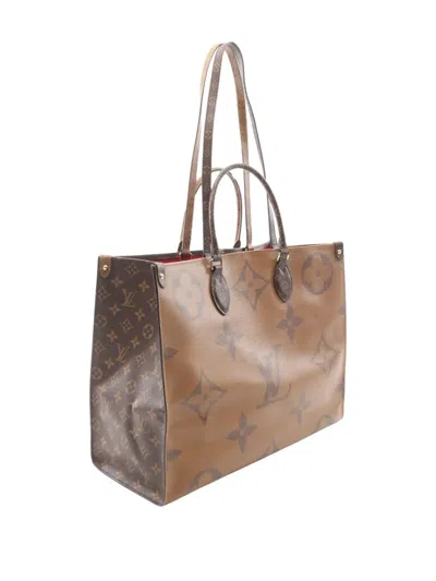 Pre-owned Louis Vuitton 2019 On-the-go Gm Tote Bag In Brown
