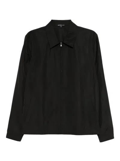 James Perse Zipped Lightweight Jacket In Black