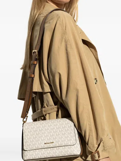 Michael Michael Kors Monogram Flap Shoulder Bag