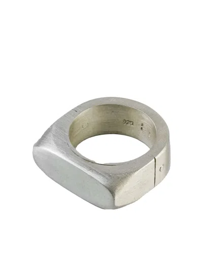 Parts Of Four Sterling Silver Sistema Ring In Metallic