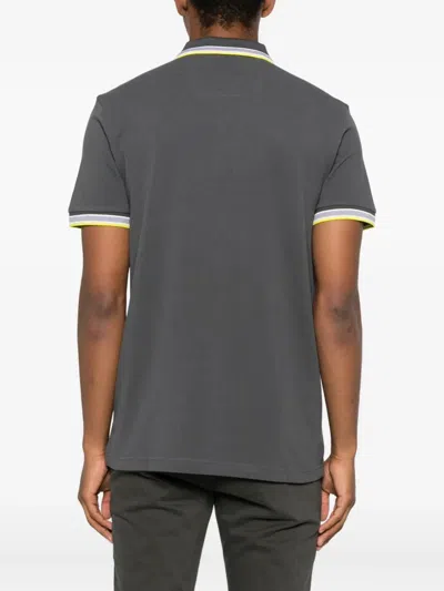 Hugo Boss Boss Grey Polo Shirts Men In Gray