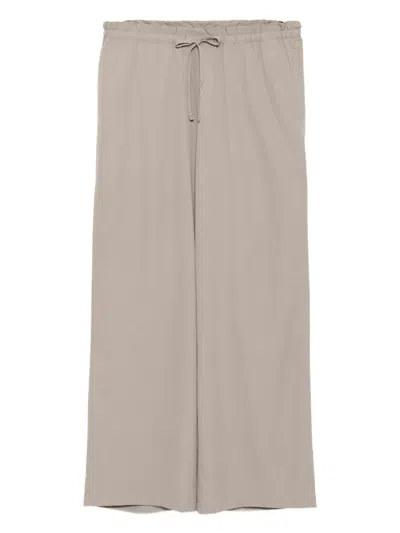 James Perse Wide-leg Trousers In Gray