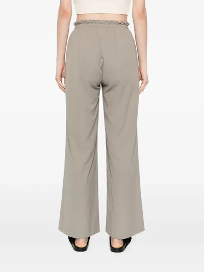 James Perse Wide-leg Trousers In Gray