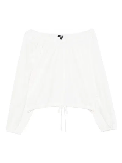 James Perse Long-sleeved Top In White
