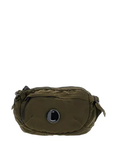 C.p. Company Functional Nylon Belt Bag With Prominent Logo