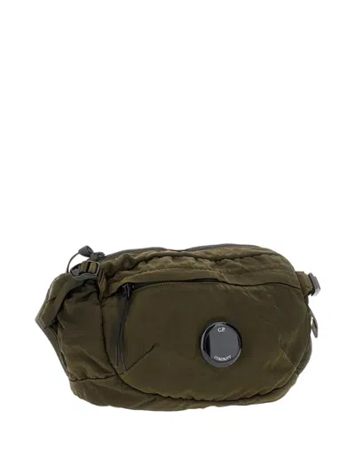 C.p. Company Functional Nylon Belt Bag With Prominent Logo