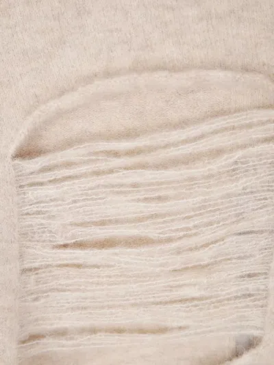 Rick Owens Gray Concordians Ls Sweater