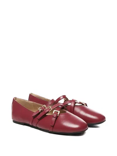 Michael Michael Kors Buckled-straps Ballet Flats