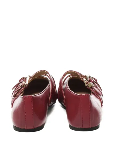 Michael Michael Kors Buckled-straps Ballet Flats