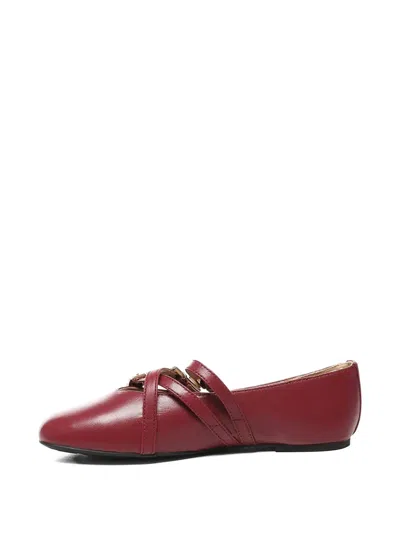 Michael Michael Kors Buckled-straps Ballet Flats