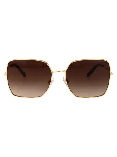 Dolce & Gabbana Gold Metal Sunglasses