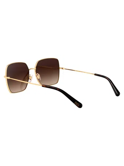 Dolce & Gabbana Gold Metal Sunglasses