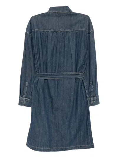 James Perse Denim Dress In Blue