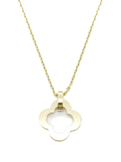 Pre-owned Van Cleef & Arpels 2010 18kt Yellow Gold Byzantine Alhambra Necklace