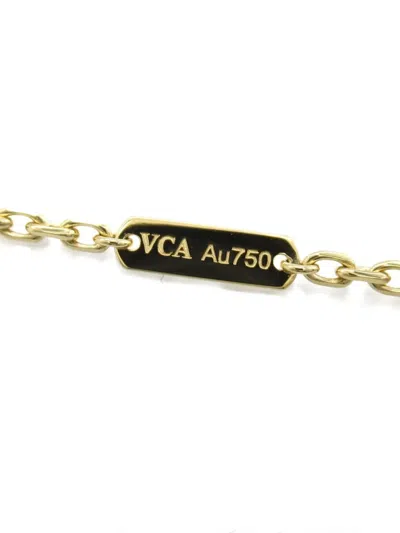Pre-owned Van Cleef & Arpels 2010 18kt Yellow Gold Byzantine Alhambra Necklace