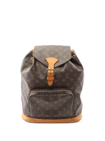 Pre-owned Louis Vuitton 1995 Montsouris Gm Backpack