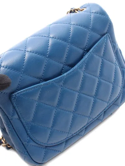 Pre-owned Chanel 2020-2021 Mini Square Classic Single Flap Shoulder Bag