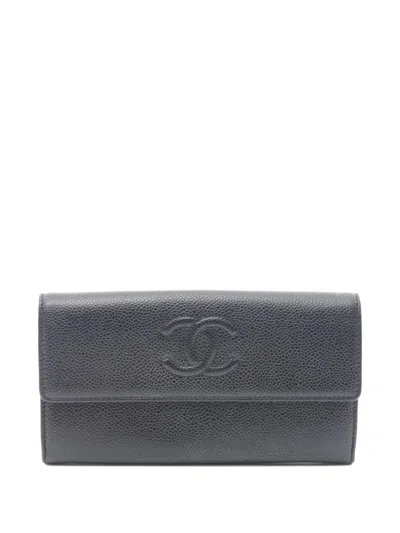 Pre-owned Chanel 2013-2014 Cc Logo Wallet