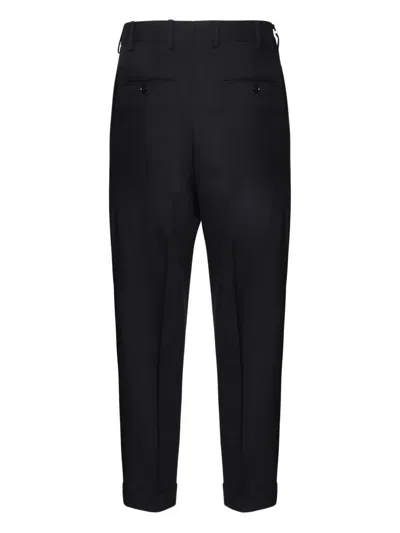 Be Able Pure Virgin Wool Trousers In Black