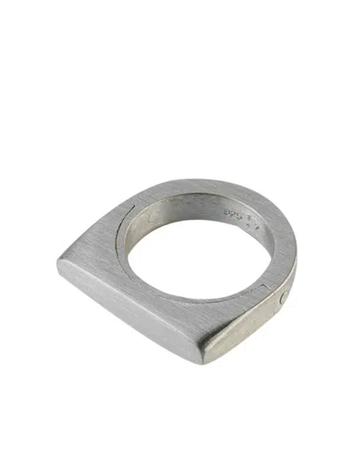 Parts Of Four Sterling Silver Ring In Metallic