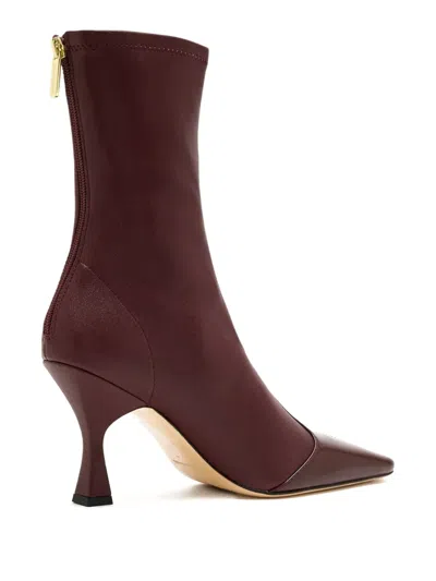 Studio Amelia 90mm Maverick Zip-detail Leather Ankle Boots