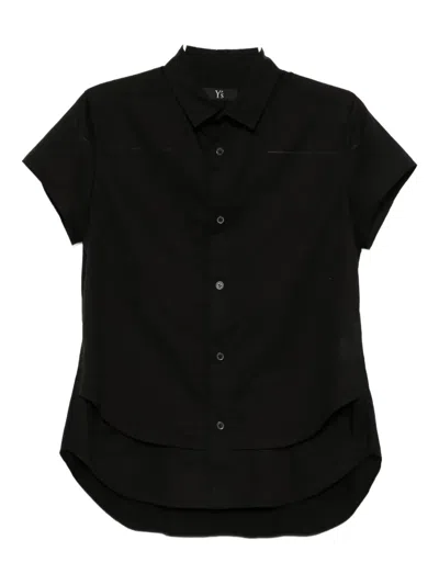 Y's Cotton Shirt In Black