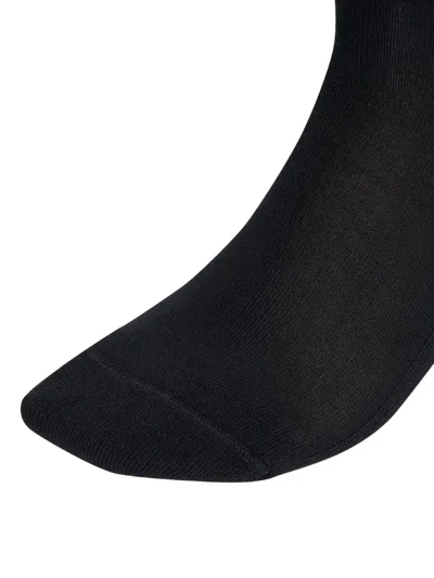 Adidas Originals Trefoil Crew Socks (pack Of Six) In Black