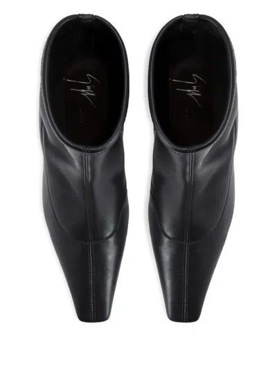 Giuseppe Zanotti Janiee Stretch 90 Square-toe Sock Boots