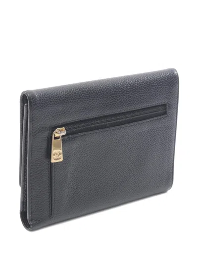 Pre-owned Chanel 2005-2006 Coco Mark Tri-fold Wallet