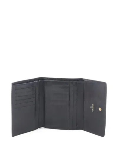 Pre-owned Chanel 2005-2006 Coco Mark Tri-fold Wallet