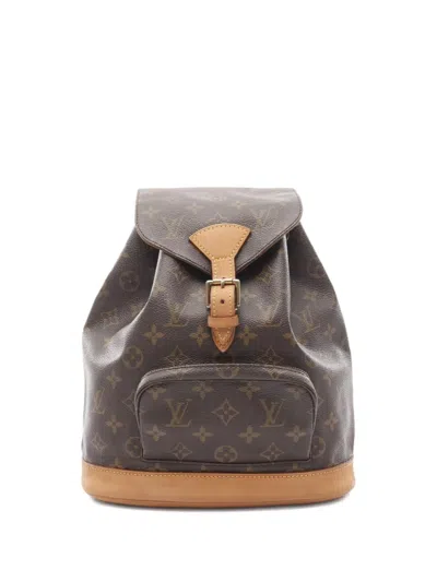 Pre-owned Louis Vuitton 2000 Montsouris Mm Backpack